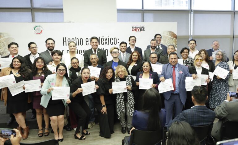 Entregan certificaciones Hecho en México a más de treinta empresas nacionales