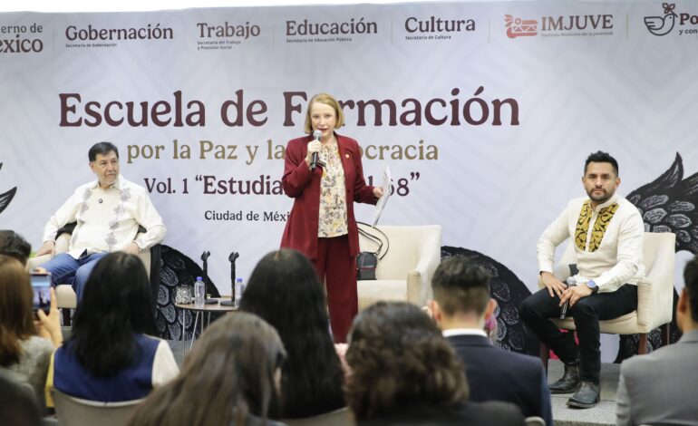 Laura Itzel Castillo llama a los jóvenes a avanzar en la transformación de nuestro país
