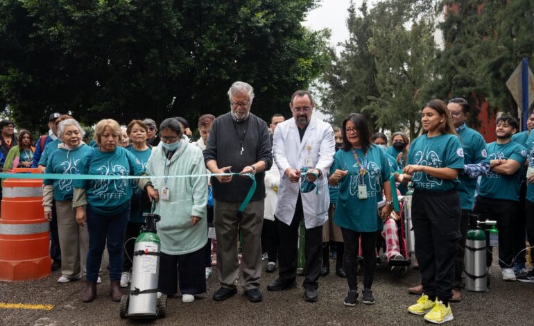 INER conmemora el Día Mundial de la Fibrosis Pulmonar con caminata para pacientes y familiares