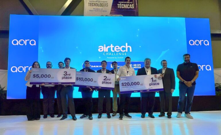 Airtech Challenge 2025: incMTY y Daikin anuncian a las 3 startups con las soluciones más disruptivas