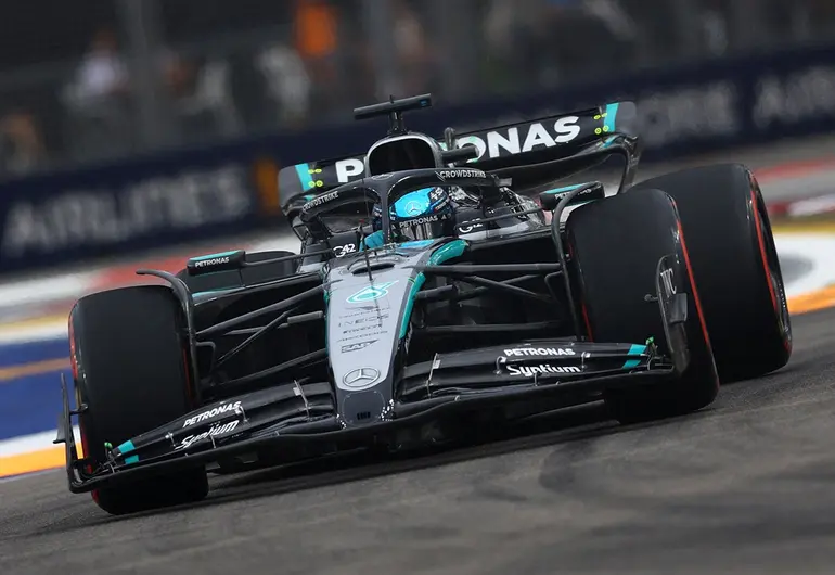 George Russell se lleva la ‘pole’ del GP de Singapur