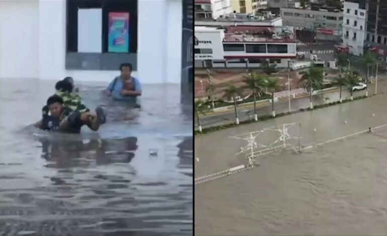 Fuertes lluvias desbordan ríos y dejan ‘bajo el agua’ a Álamo, Veracruz