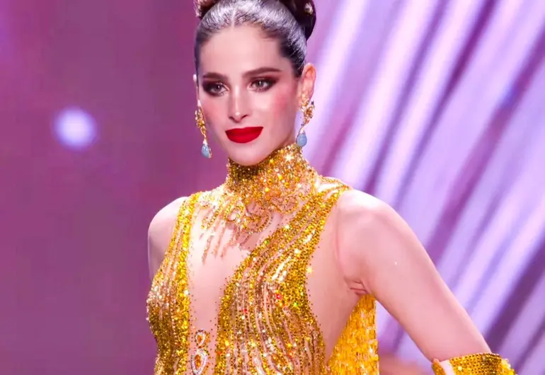 Fátima Bosch conquista la preliminar de Miss Universe 2025 con vestido de gala de ensueño
