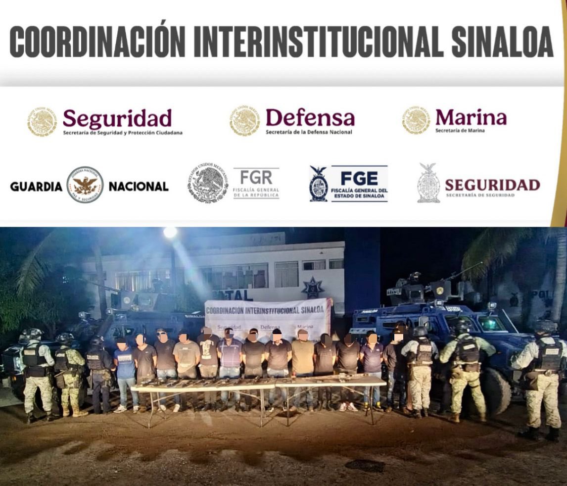 Detienen en Tijuana al ‘L12’, objetivo prioritario, y a otros 14 en Sinaloa