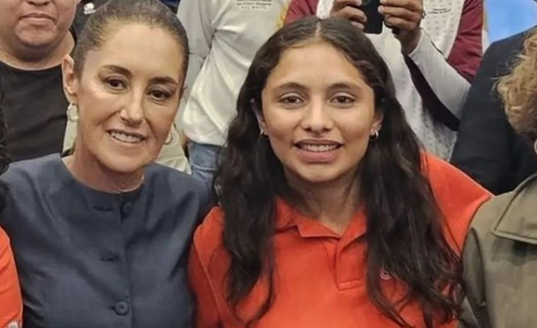 Claudia Sheinbaum felicita a Valeria Palacios por Medalla Mundial de Educación