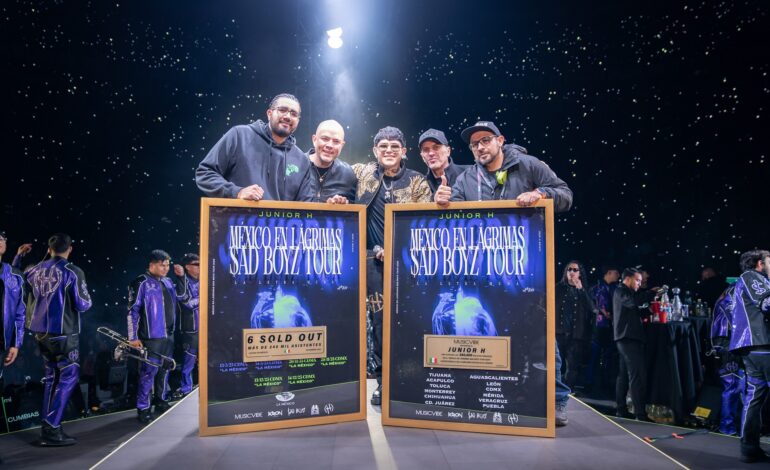 JUNIOR H FORTALECE SU IMPACTO MUSICAL Y HUMANO DURANTE UN 2025 DECISIVO EN SU CARRERA