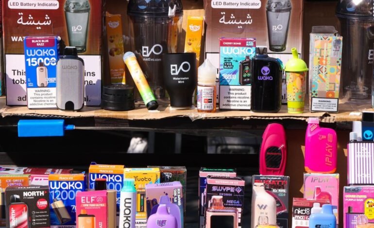 Decomisan más de 50 mil vapeadores en CDMX