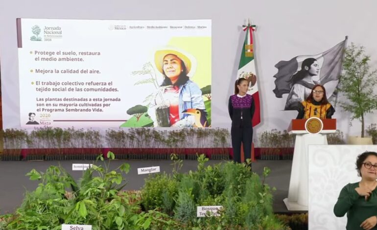 DESDE PUEBLA, LA PRESIDENTA CLAUDIA SHEINBAUM ARRANCARÁ LA JORNADA NACIONAL DE REFORESTACIÓN